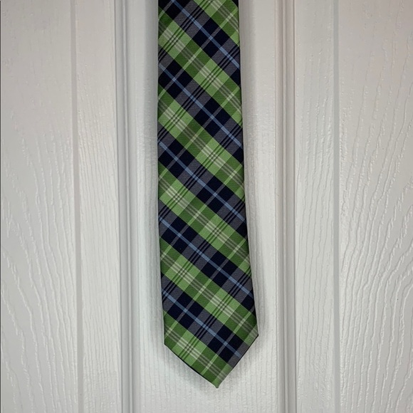 Chaps Other - Chaps Green and Blue Plaid Boy’s Neck Tie Classic Accessories